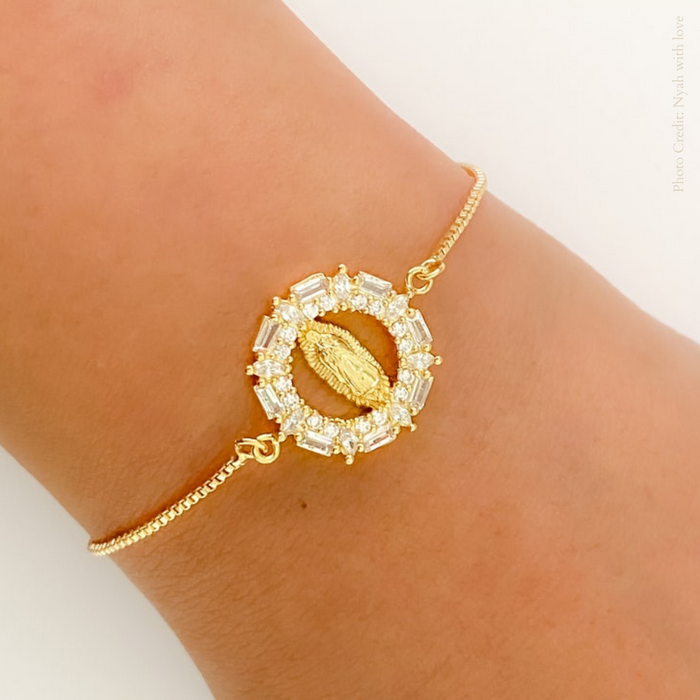 Virgin Mary Pendant Bracelet