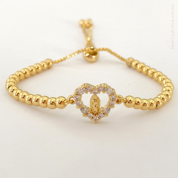 Virgin Mary Bead Bracelet