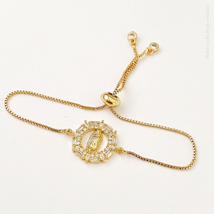 Virgin Mary Pendant Bracelet